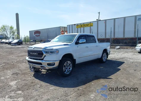 2022 Ram 1500 Limited Longhorn 4X4 5'7 Box из США, поврежденный, VIN 1C6SRFKM0NN192653